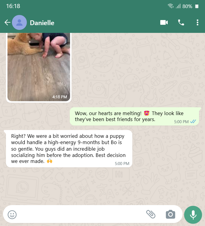 Message from Danielle K.